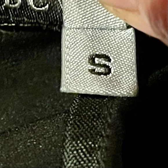 Morgane Le Fay Black Silk Asymmetrical Drape Front Jacket, size S - Picture 14 of 14